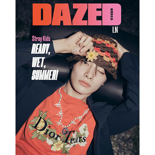 DAZED KOREA 2023.07 - STRAY KIDS LEE KNOW, SEUNGMIN, I.N COVER