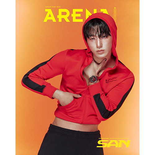 ARENA HOMME + KOREA 2025.08 - ATEEZ SAN COVER