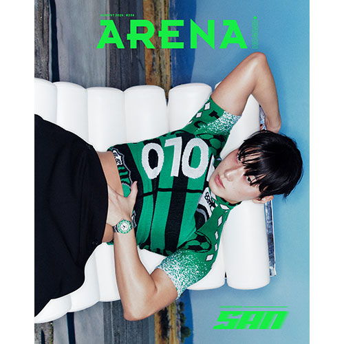 ARENA HOMME + KOREA 2025.08 - ATEEZ SAN COVER
