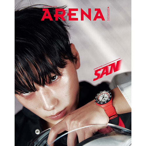 ARENA HOMME + KOREA 2025.08 - ATEEZ SAN COVER