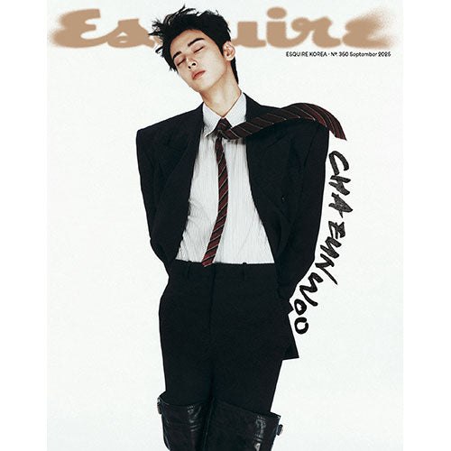 ESQUIRE KOREA 2025.09 - CHA EUNWOO COVER (PRE-ORDER)