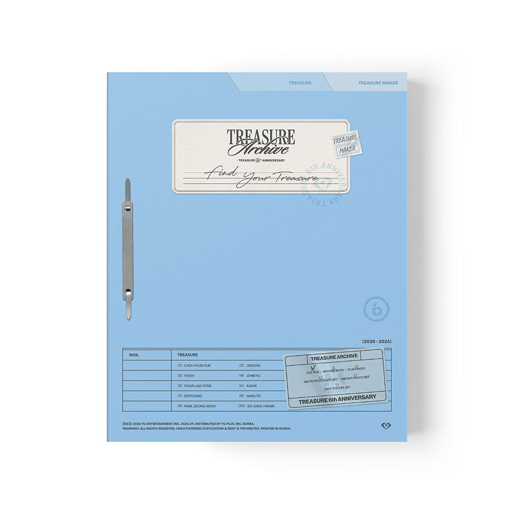 TREASURE ARCHIVE : TREASURE 6th ANNIVERSARY + WITHMUU PHOTOCARD (PRE-ORDER)