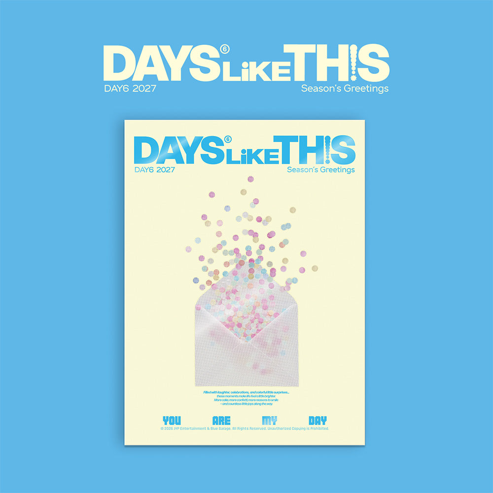 DAY6 2027 SEASON'S GREETINGS - DAYS LIKE THIS + APPLEMUSIC PHOTOCARD (PRE-ORDER)
