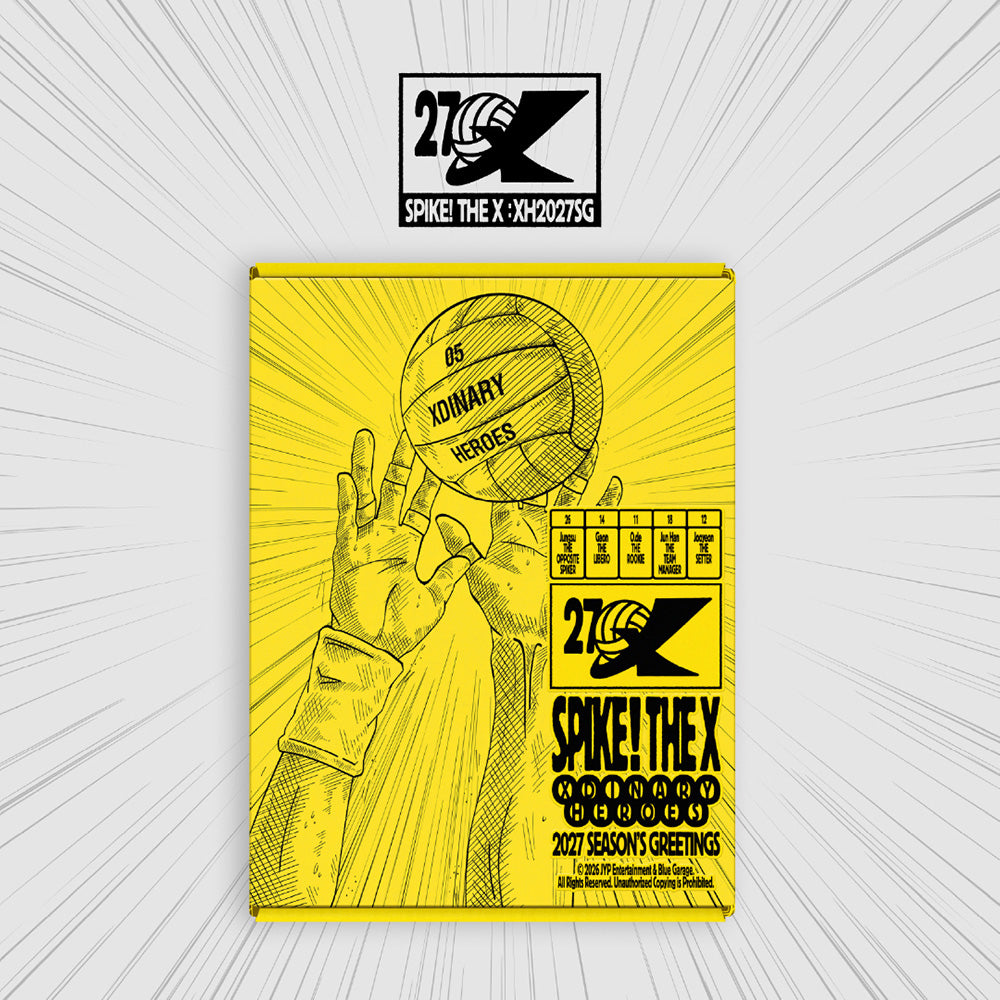 XDINARY HEROES 2027 SEASON'S GREETINGS - SPIKE! THE X + APPLEMUSIC PHOTOCARD (PRE-ORDER)