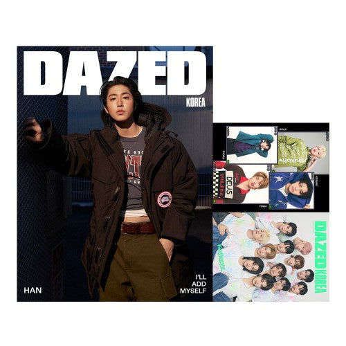 DAZED KOREA 2026 WINTER EDITION - STRAY KIDS HAN COVER (PRE-ORDER)