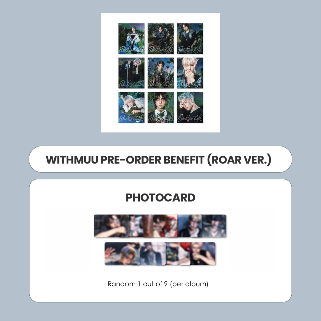 &TEAM 1ST MINI ALBUM - BACK TO LIFE (ROAR VER.) + WITHMUU