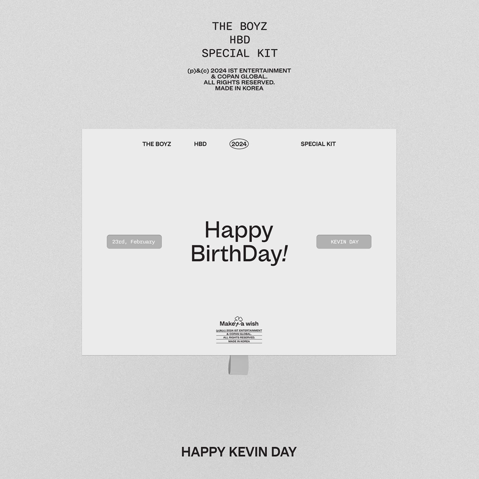 THE BOYZ HBD KEVIN SPECIAL KIT