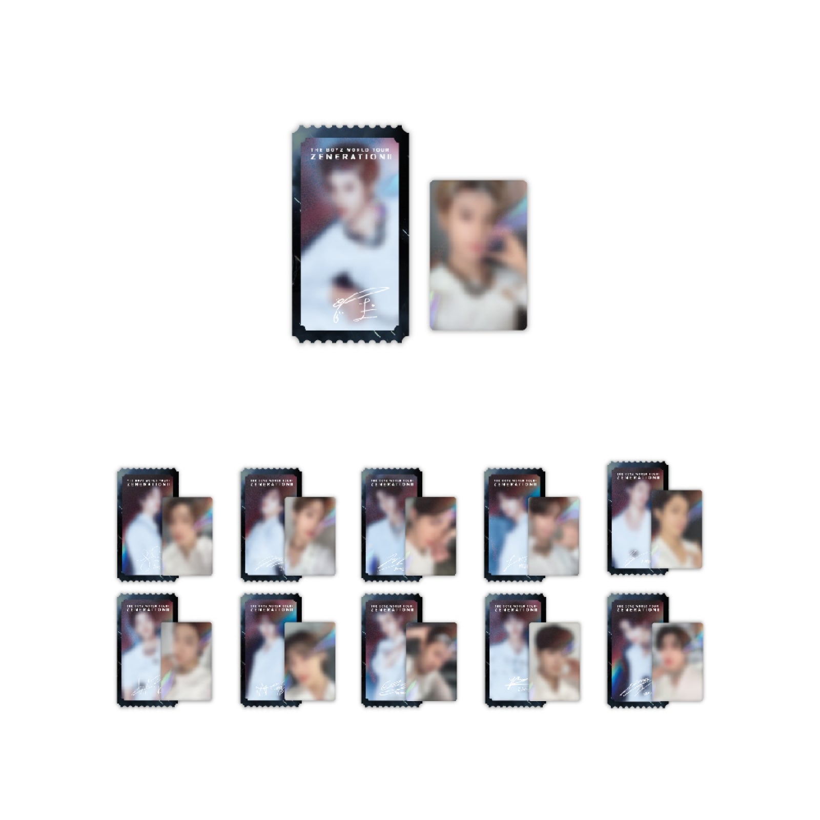 THE BOYZ WORLD TOUR : ZENERATION2 OFFICIAL MD - 13. PHOTO TICKET SET