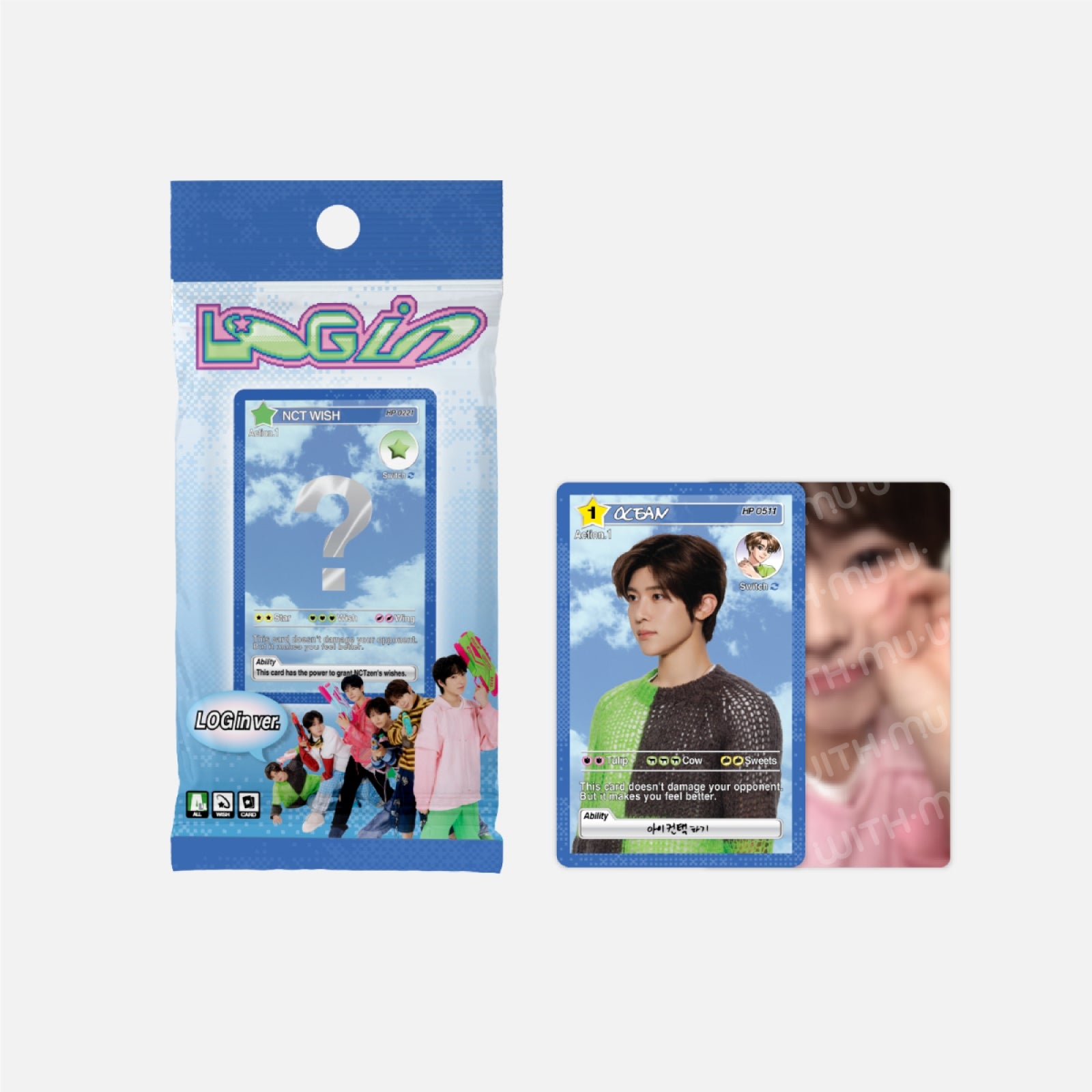 NCT WISH 2025 ASIA TOUR LOG IN SEOUL OFFICIAL MD - 01. RANDOM TRADING CARD (LOG IN VER.)