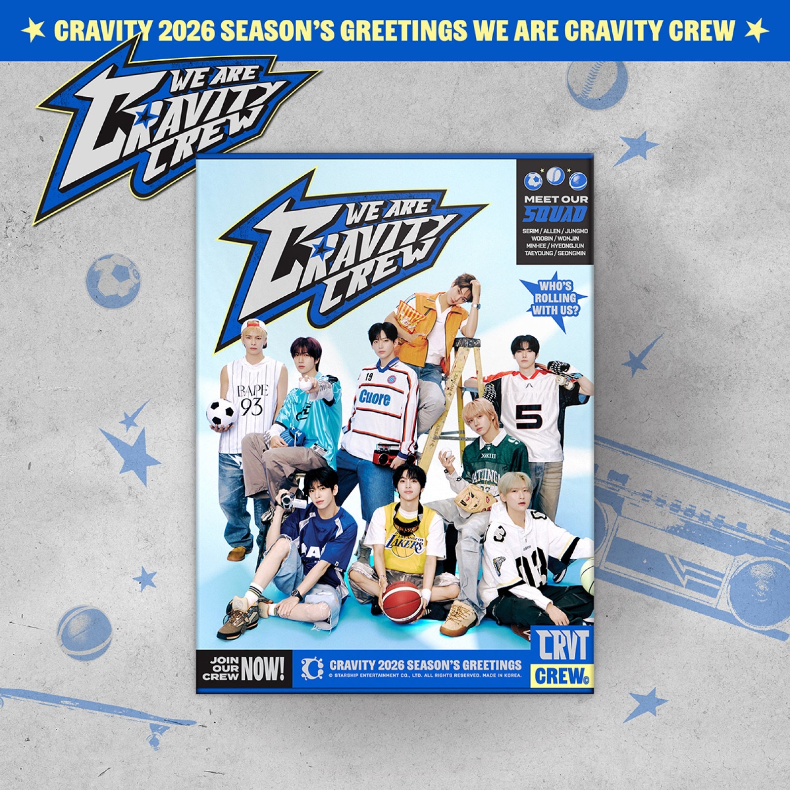 CRAVITY 2026 SEASON'S GREETINGS - WE ARE CRAVITY CREW (PRE-ORDER)