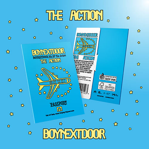 BOYNEXTDOOR 5TH EP ALBUM - THE ACTION (WEVERSE ALBUMS VER.) + APPLEMUSIC LOGO MAGNET (PRE-ORDER)