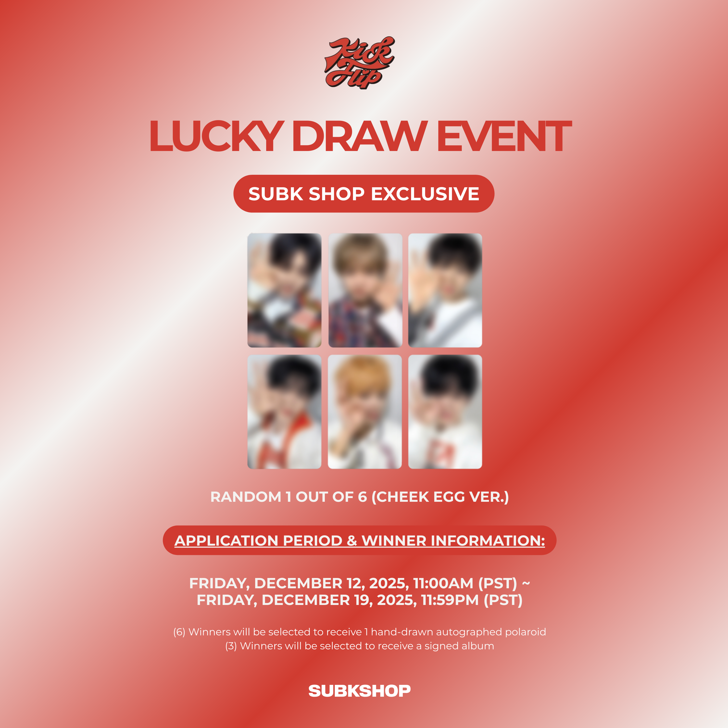 (LUCKY DRAW EVENT) KICKFLIP 3RD MINI ALBUM - FIRST FLIP (CRUSH VER.) + EXCLUSIVE PHOTOCARD (PRE-ORDER)