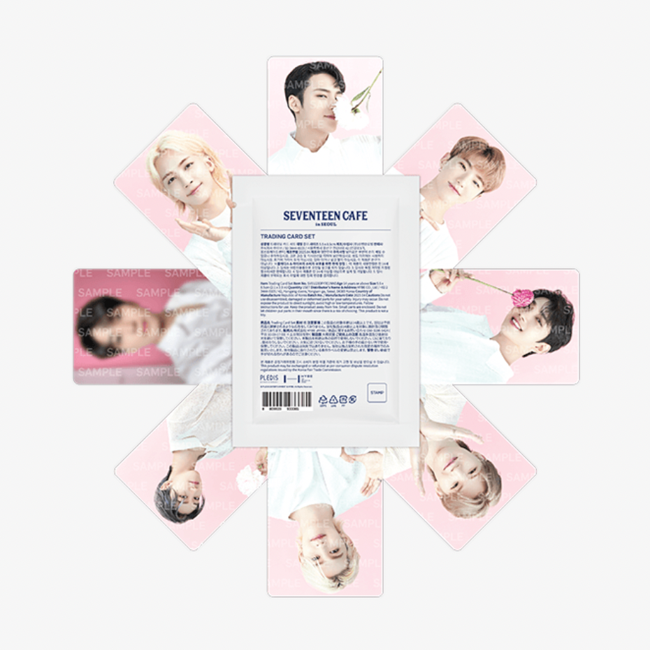 SEVENTEEN CAFE IN SEOUL OFFICIAL MD - 01. TRADING CARD SET