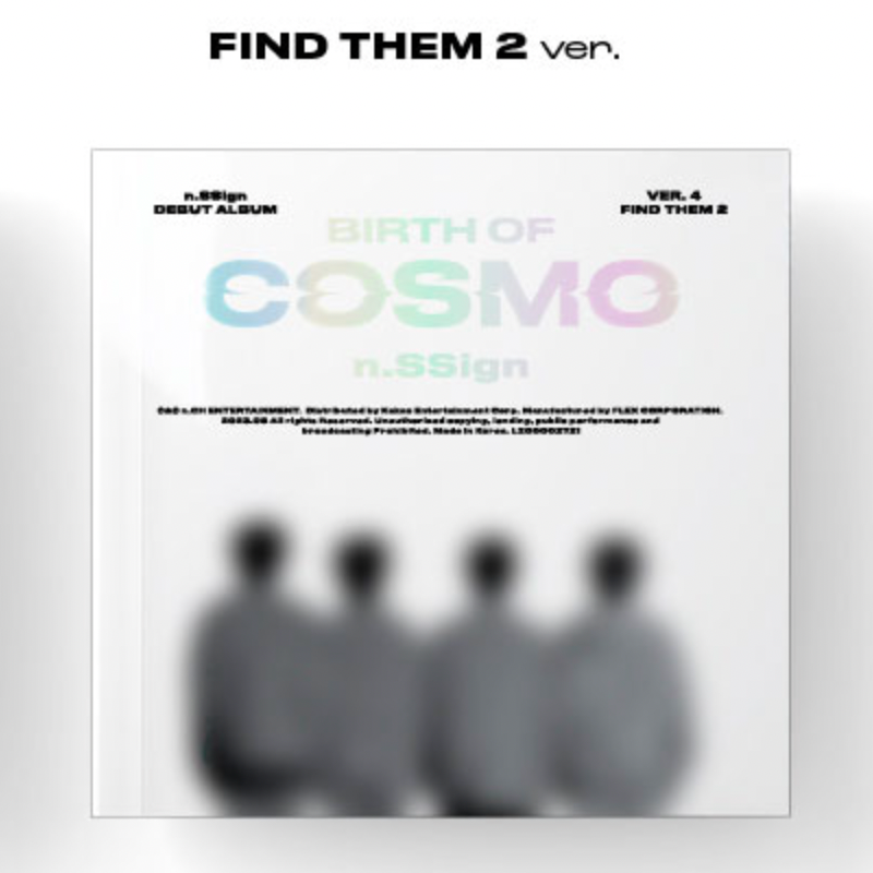 N.SSIGN DEBUT ALBUM - BIRTH OF COSMO (FIND THEM VER.)