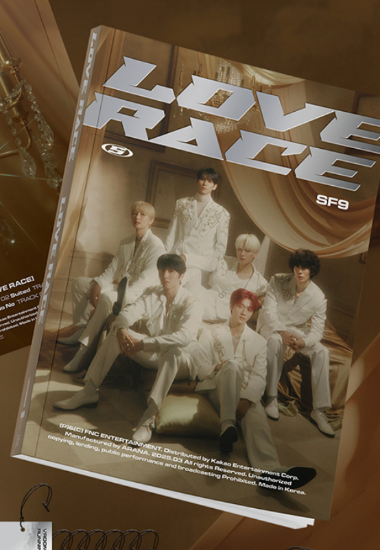 SF9 15TH MINI ALBUM - LOVE RACE + APPLEMUSIC PHOTOCARD