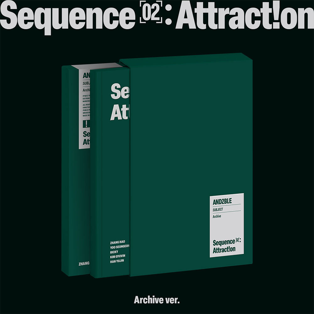 AND2BLE 2ND MINI ALBUM - SEQUENCE 02: ATTRACTION + WITHMUU PHOTOCARD (PRE-ORDER)