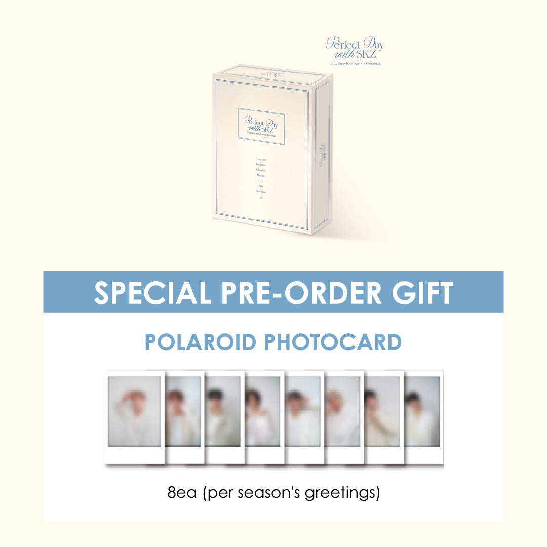 STRAY KIDS 2024 SEASON'S GREETINGS - PERFECT DAY WITH SKZ + SOUNDWAVE PHOTOCARD