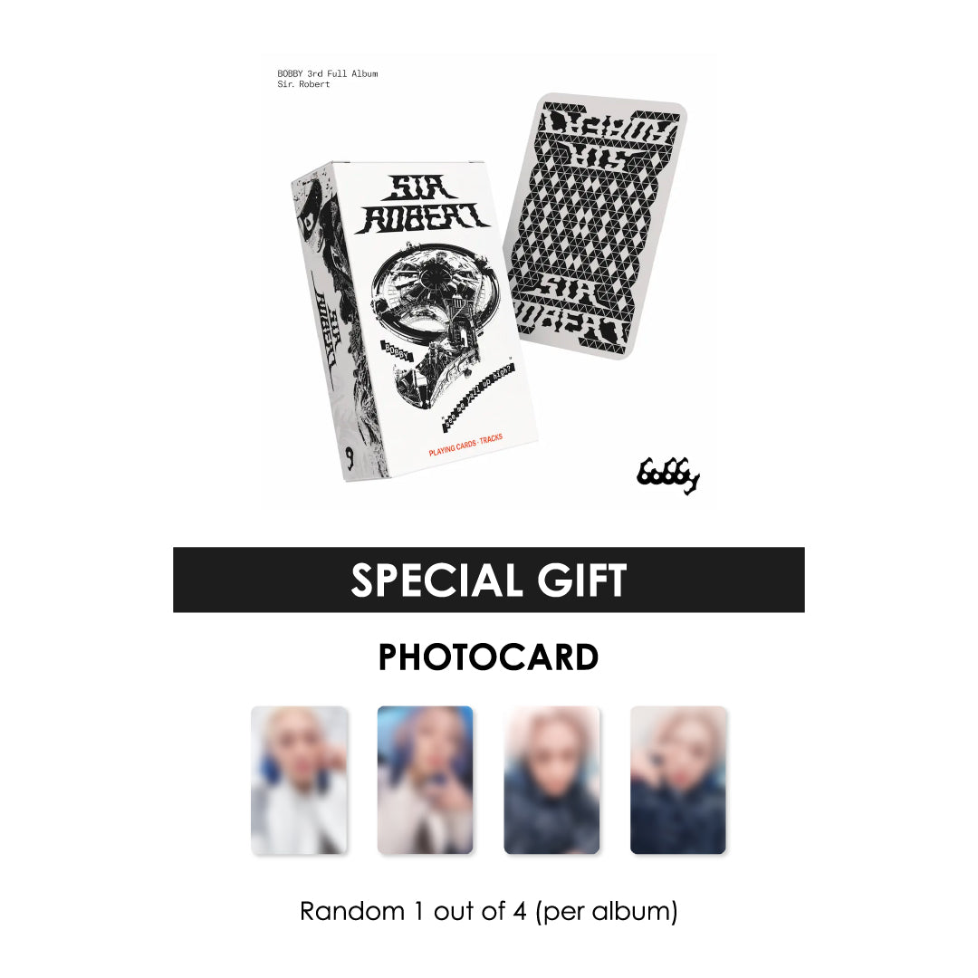 BOBBY 3RD ALBUM - SIR. ROBERT (USB) + WITHMUU PHOTOCARD