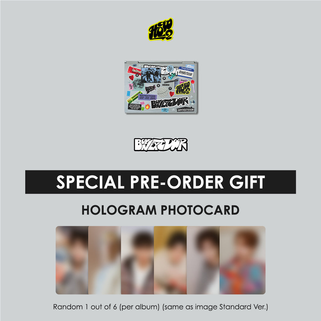 BOYNEXTDOOR - The 2nd EP HOW (Sticker ver.)