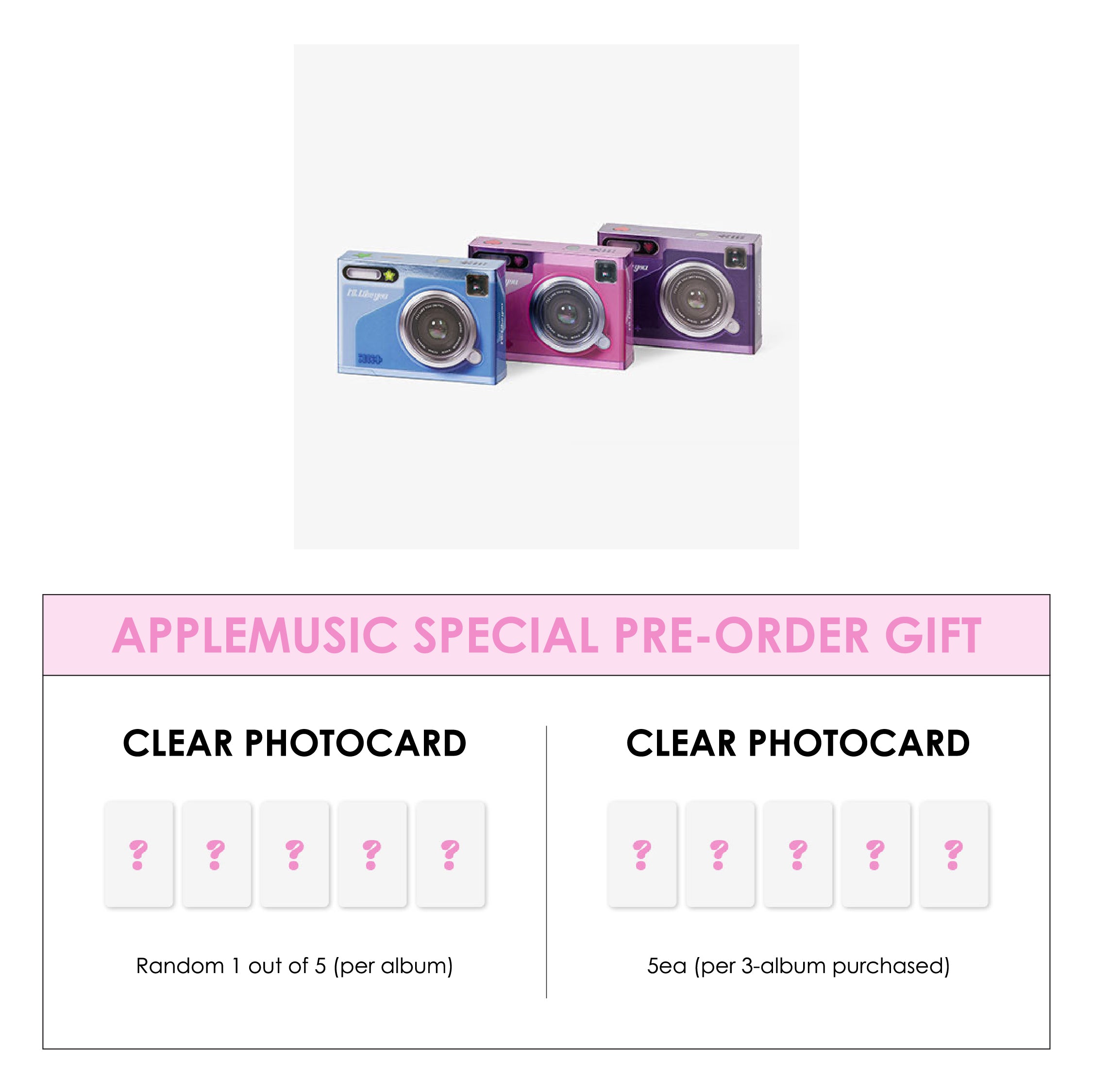 ILLIT 2ND MINI ALBUM - I'LL LIKE YOU (GLLIT VER.) + APPLEMUSIC PHOTOCARD