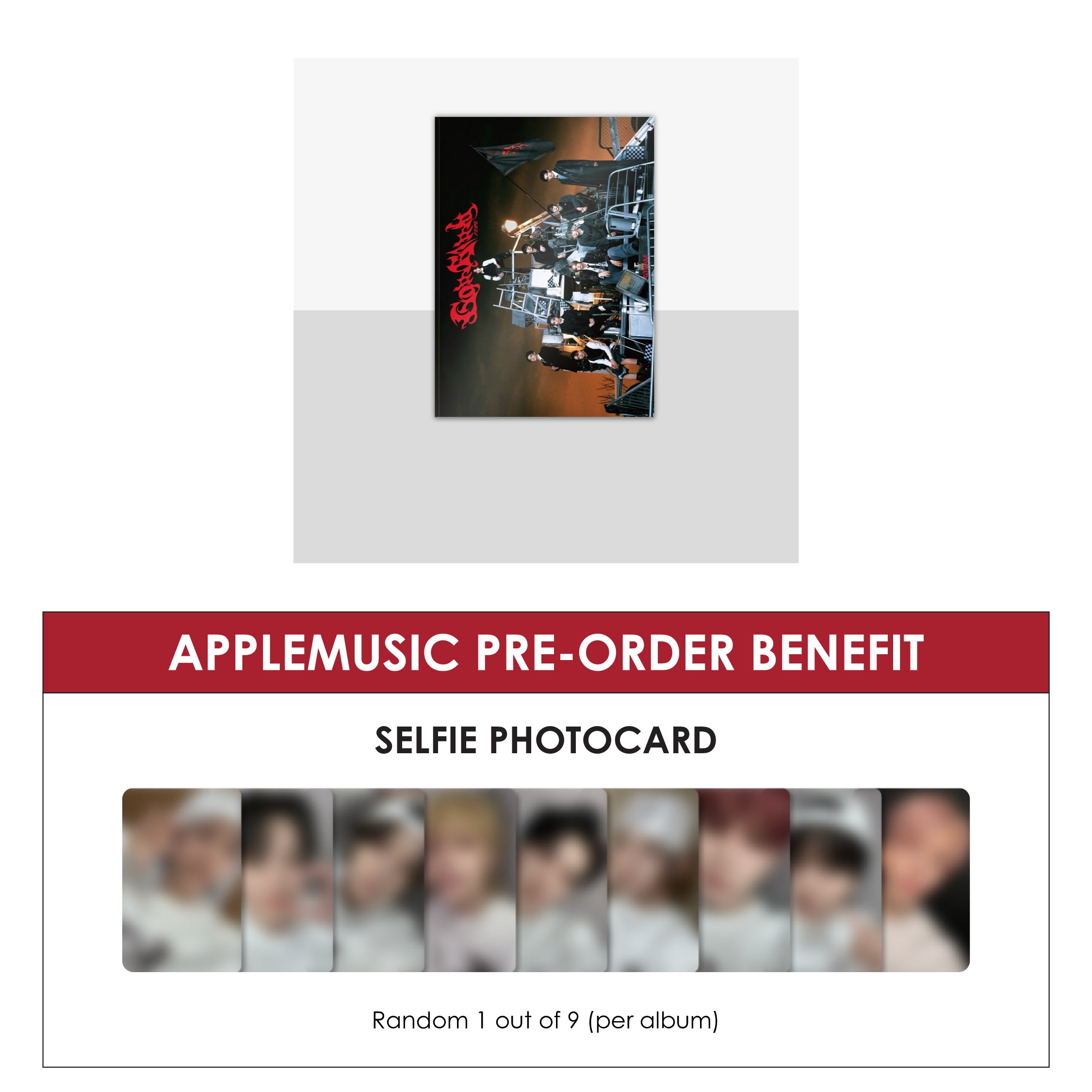 &TEAM 3RD SINGLE ALBUM - GO IN BLIND (LIMITED EDITION) (JAPANESE VER.) + WITHMUU PHOTOCARD (FS VER.)