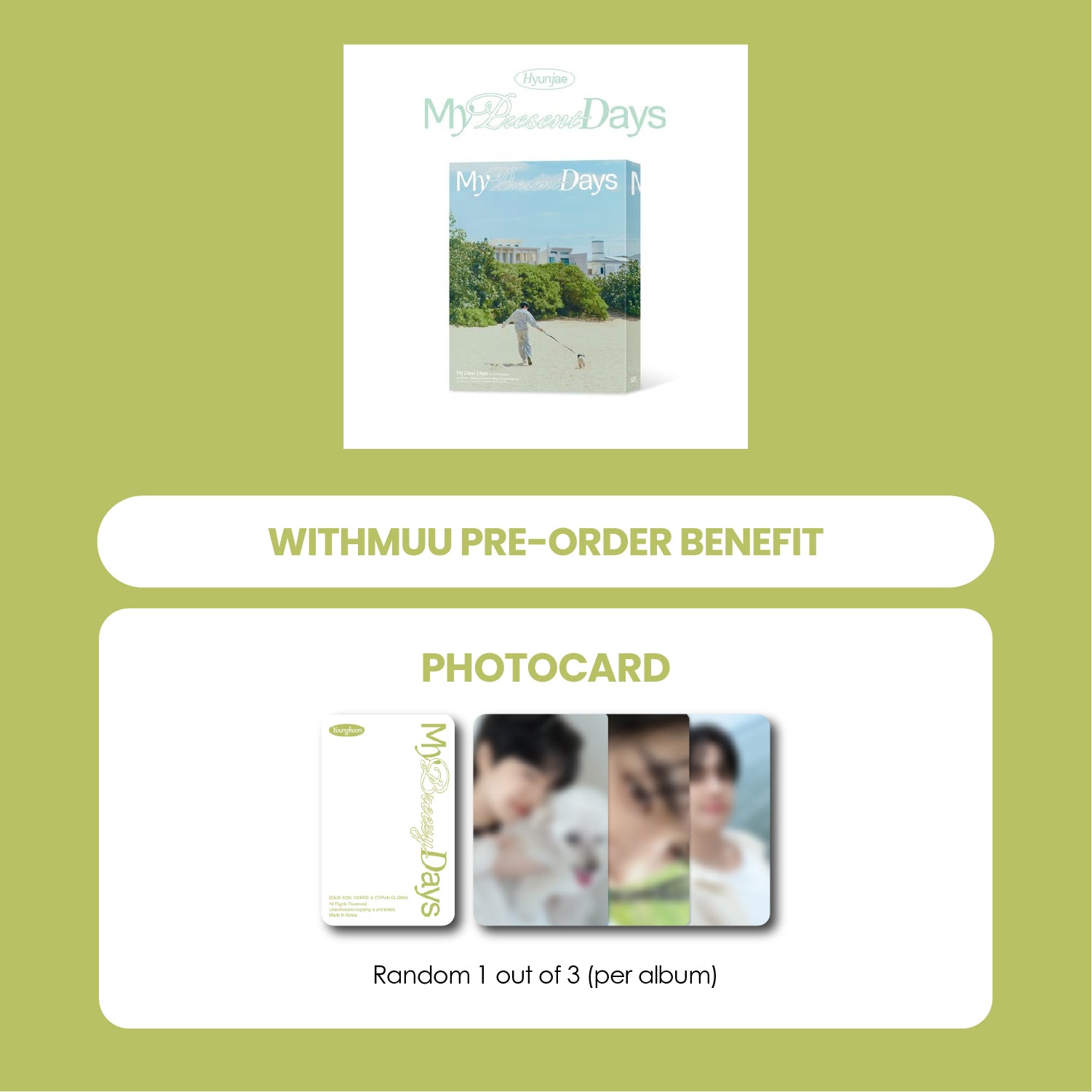 THE BOYZ MY DEAR DAYS THE BOYZ PHOTOBOOK - YOUNGHOON - MY BREEZY DAYS + WITHMUU PHOTOCARD (PRE-ORDER)