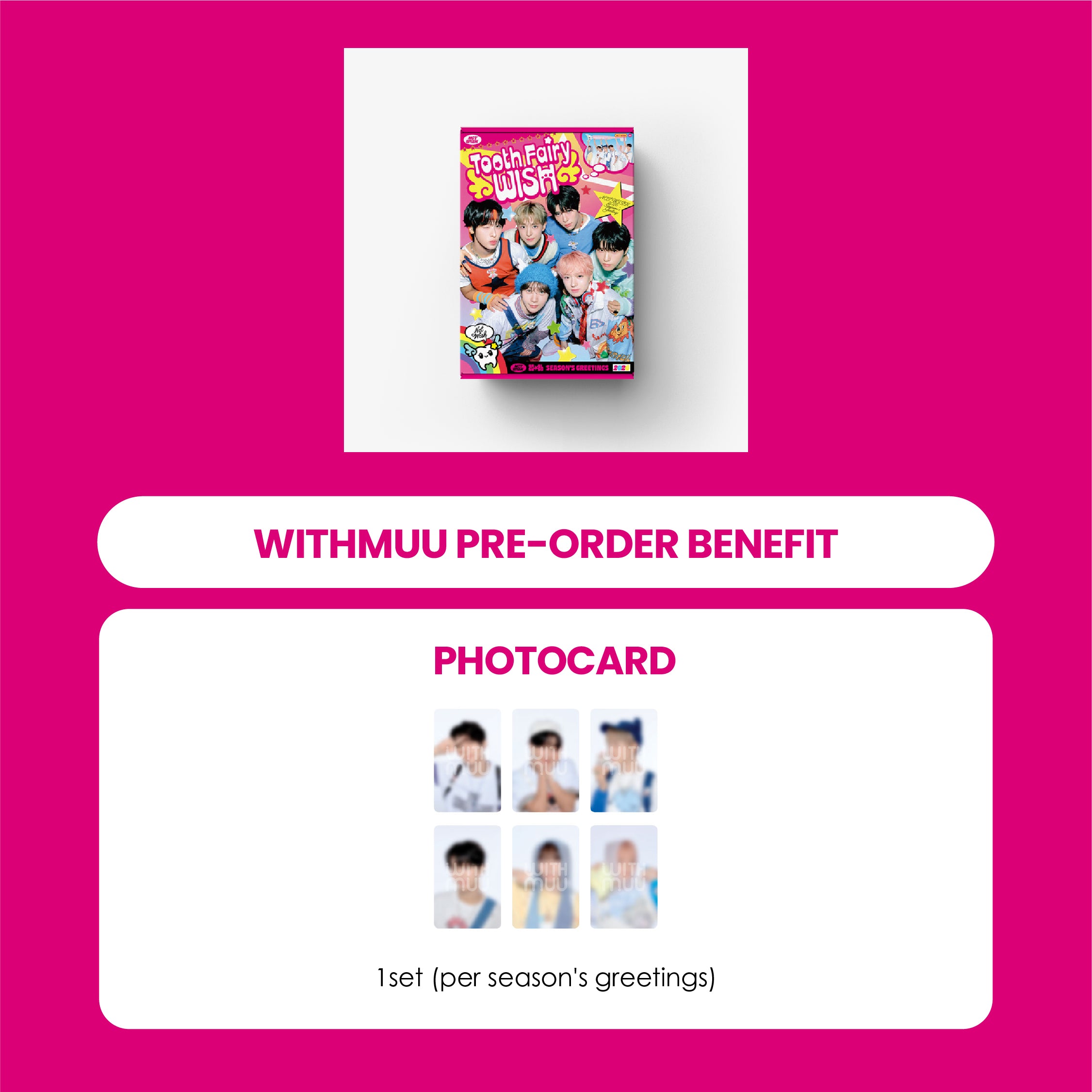 NCT WISH 2026 SEASON'S GREETINGS + WITHMUU PHOTOCARD (PRE-ORDER)
