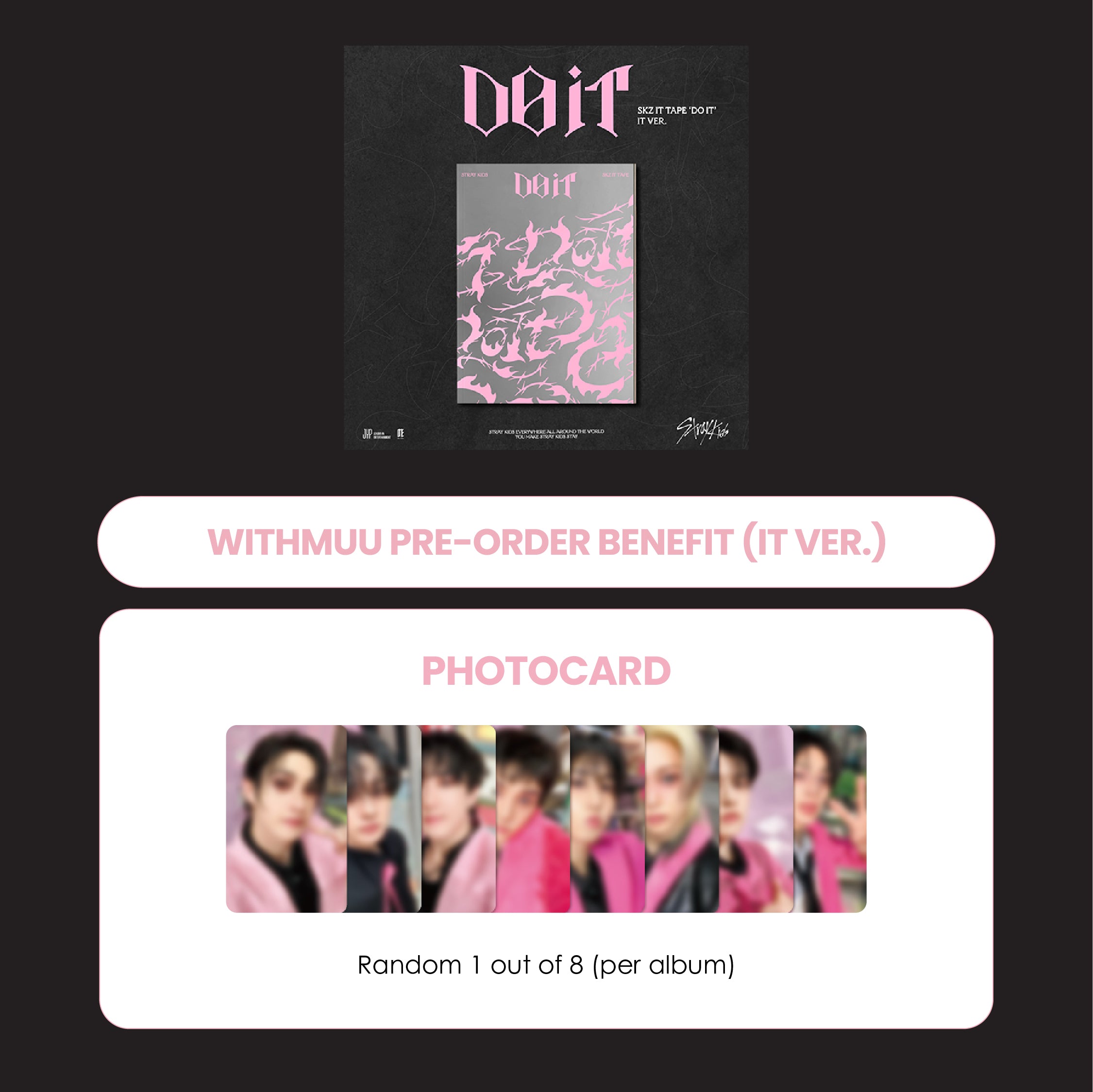 STRAY KIDS ALBUM - SKZ IT TAPE 'DO IT' (IT VER.) (KOREA VER.) +