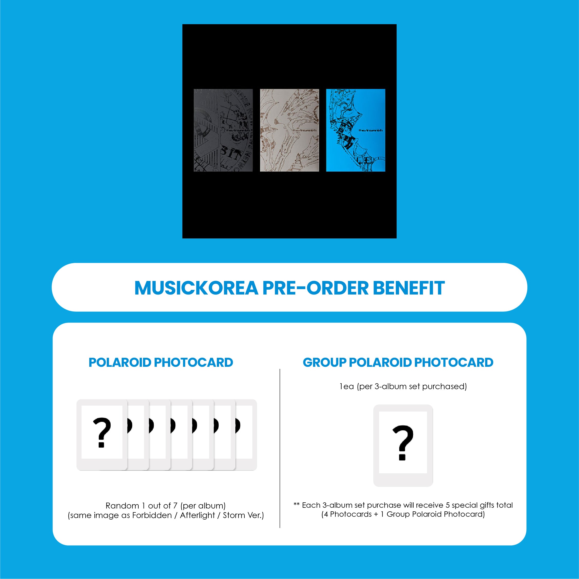 ENHYPEN 7TH MINI ALBUM - THE SIN : VANISH + MUSICKOREA PHOTOCARD