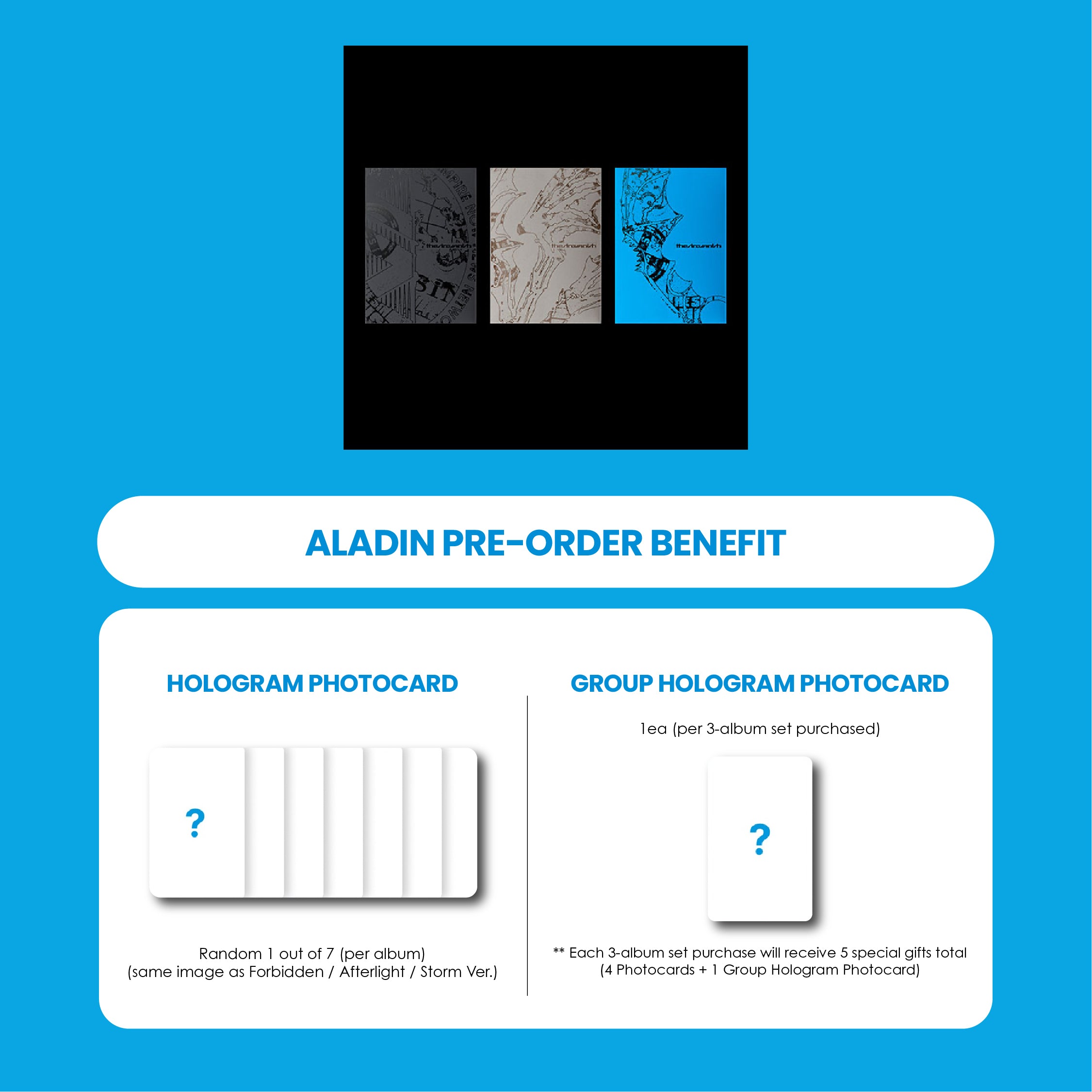 ENHYPEN 7TH MINI ALBUM - THE SIN : VANISH + ALADIN PHOTOCARD (PRE-ORDER)