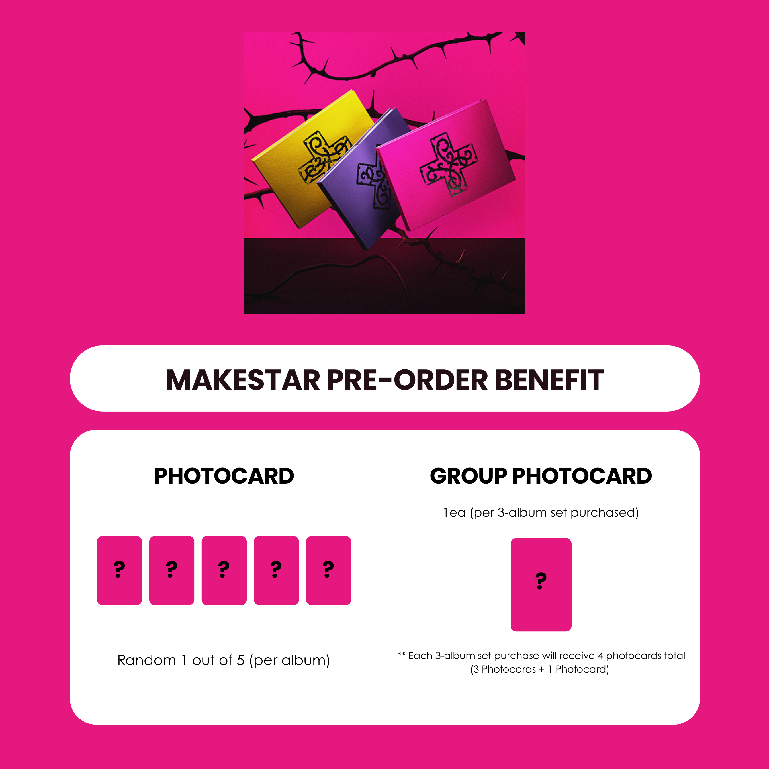TXT 8TH MINI ALBUM - 7TH YEAR: WHEN THE WIND BRIEFLY STOPPED IN THE THORN BUSH + MAKESTAR PHOTOCARD (PRE-ORDER)