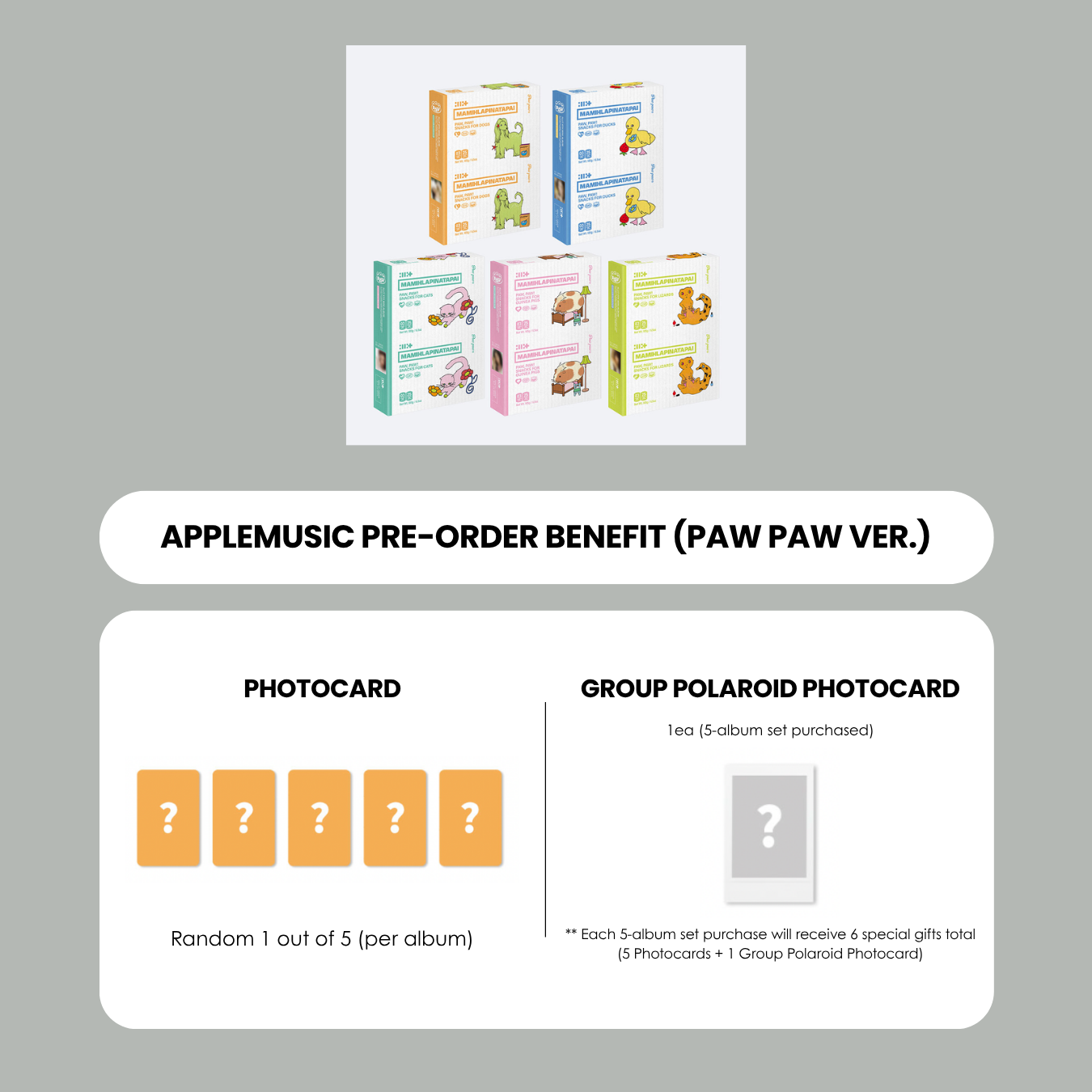 ILLIT 4TH MINI ALBUM - MAMIHLAPINATAPAI (PAW PAW VER.) + APPLEMUSIC PHOTOCARD (PRE-ORDER)