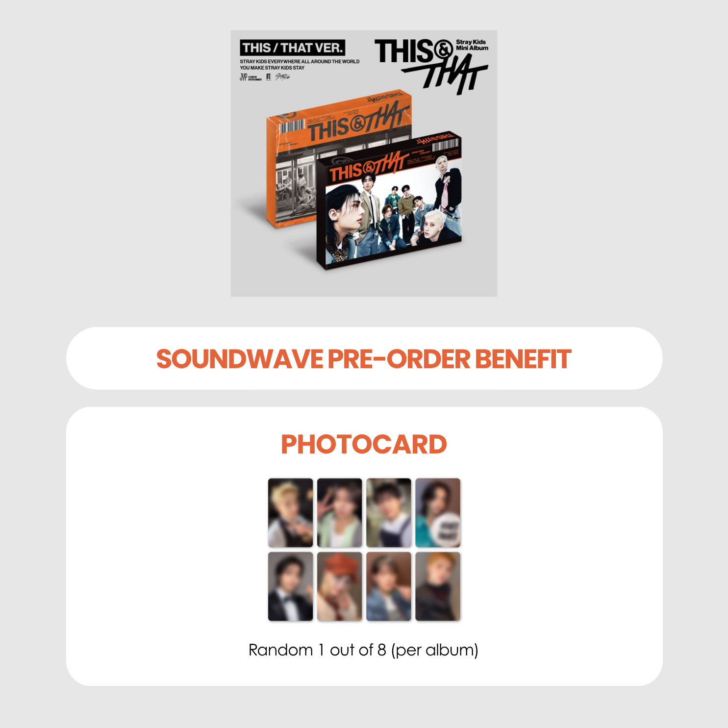 STRAY KIDS ALBUM - THIS & THAT + SOUNDWAVE PHOTOCARD (PRE-ORDER)