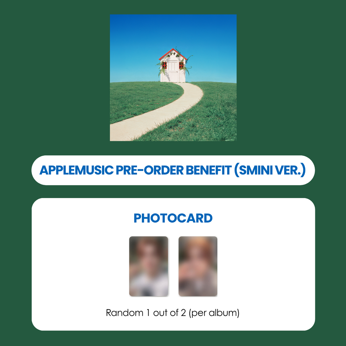 XIAOJUN 1ST MINI ALBUM - HEY, SOMEBODY (SMINI VER.) + APPLEMUSIC PHOTOCARD (PRE-ORDER)