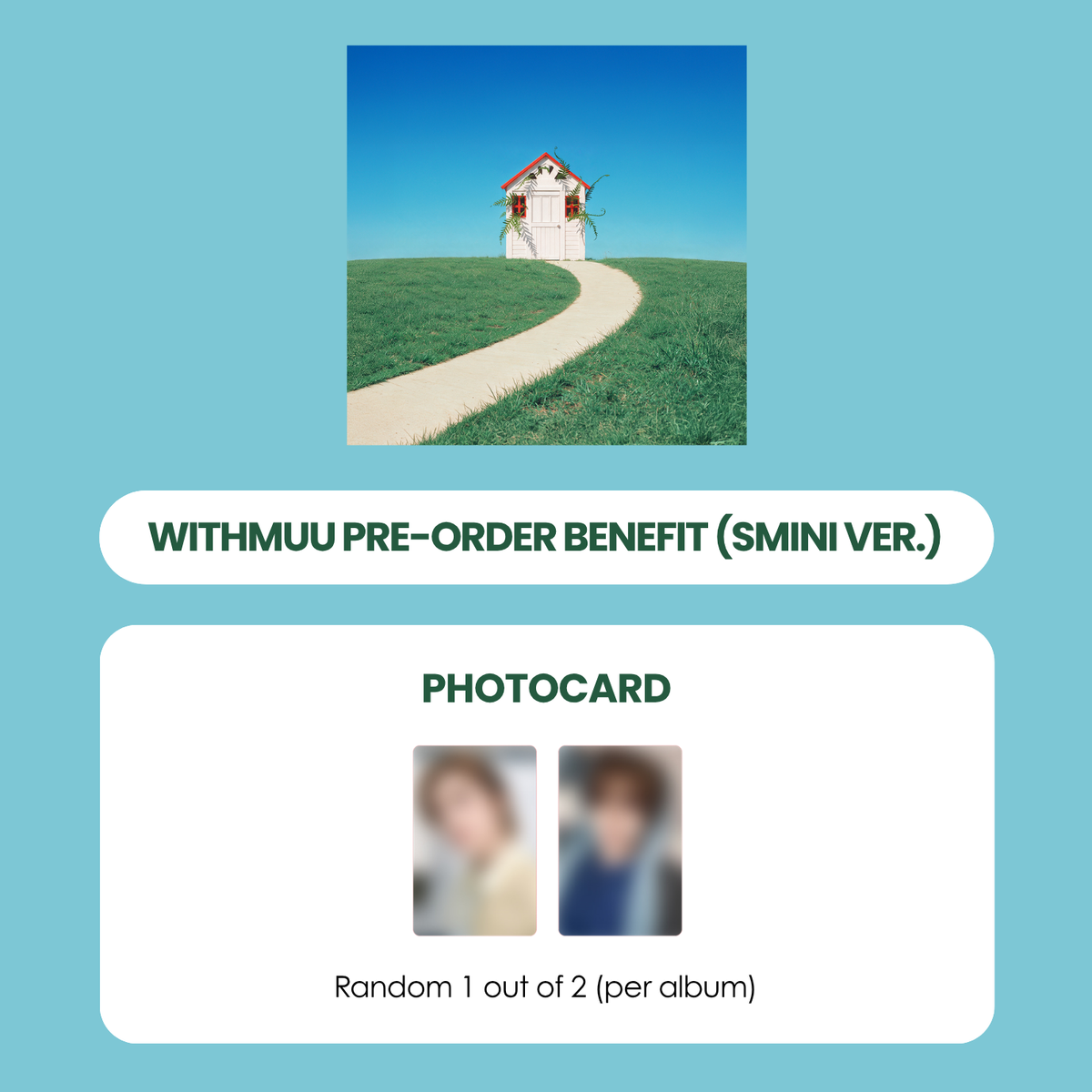 XIAOJUN 1ST MINI ALBUM - HEY, SOMEBODY (SMINI VER.) + WITHMUU PHOTOCARD (PRE-ORDER)