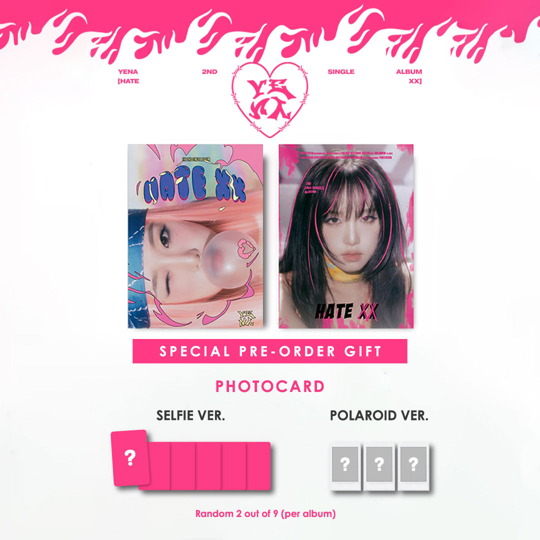 YENA 2ND SINGLE ALBUM - HATE XX