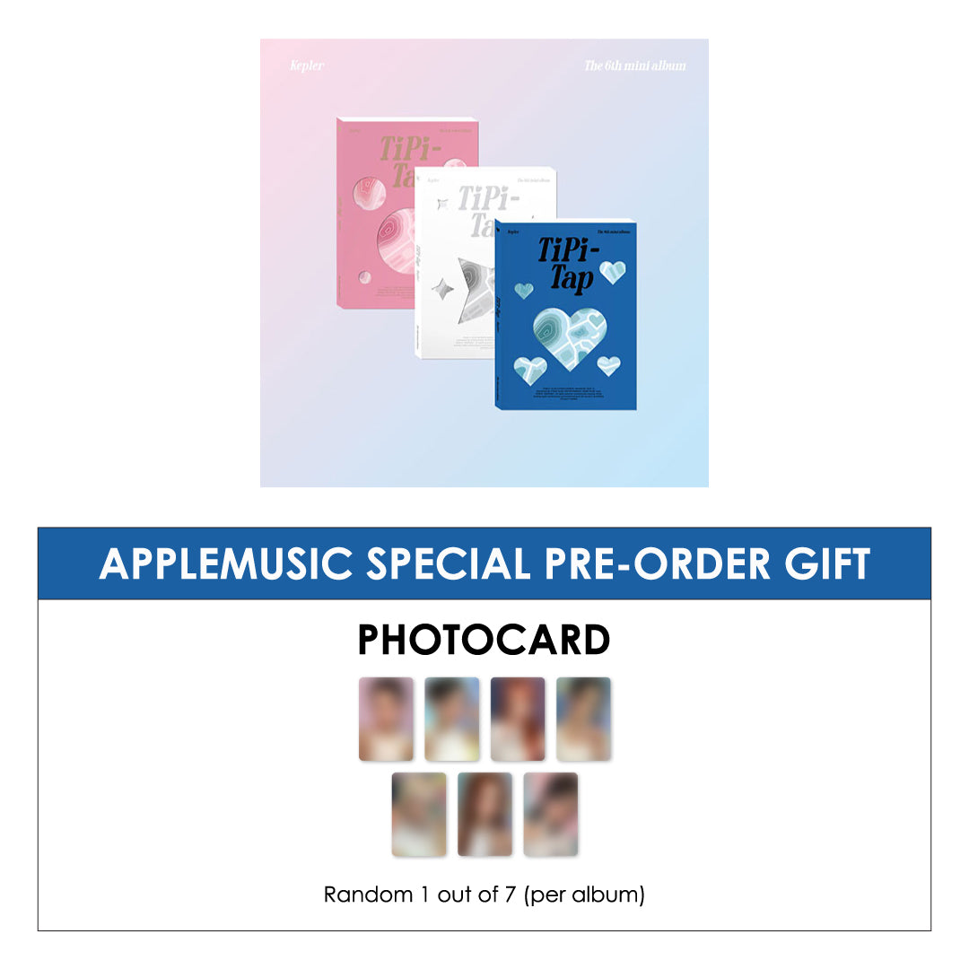 KEP1ER 6TH MINI ALBUM - TIPT-TAP + APPLEMUSIC PHOTOCARD