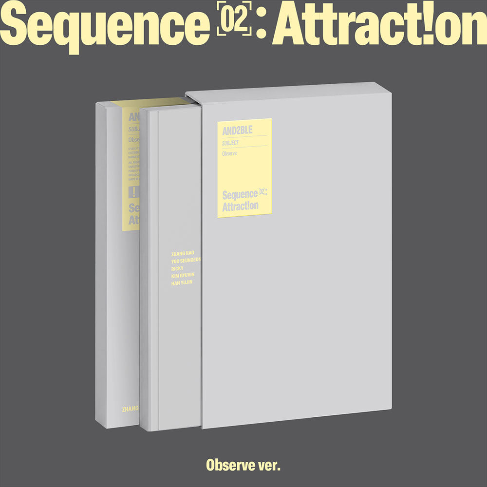 AND2BLE 2ND MINI ALBUM - SEQUENCE 02: ATTRACTION + WITHMUU PHOTOCARD (PRE-ORDER)
