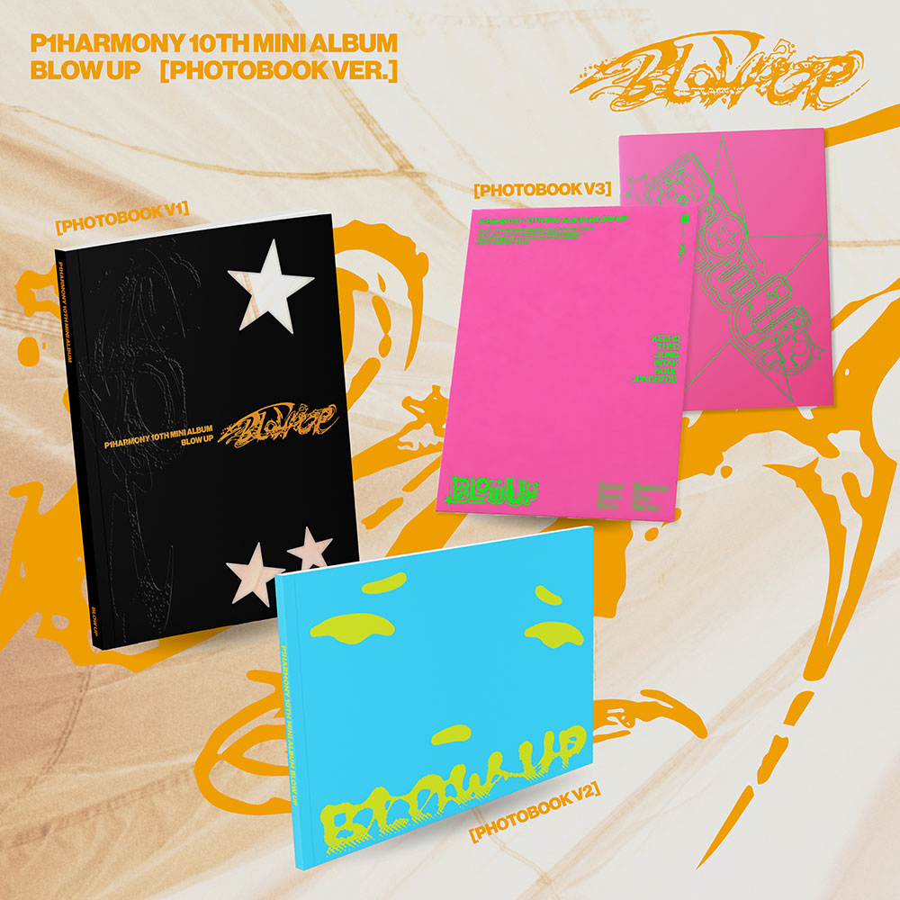 P1HARMONY 10TH MINI ALBUM - BLOW UP (PHOTOBOOK VER.) + APPLEMUSIC PHOTOCARD (PRE-ORDER)