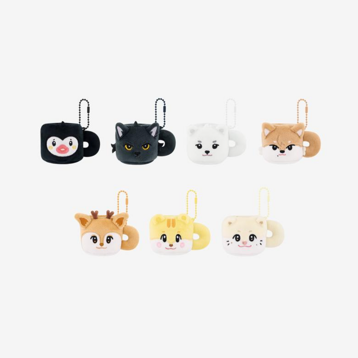NEXZ SWEET PICNIC WITH NEXZOO OFFICIAL MD - 05. NEXZOO PLUSH CUP KEYRING (PRE-ORDER)