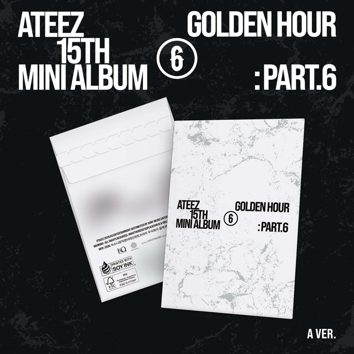 ATEEZ 14TH MINI ALBUM - GOLDEN HOUR : PART.6 (KOREA VER.) (POCAALBUM) (PRE-ORDER)