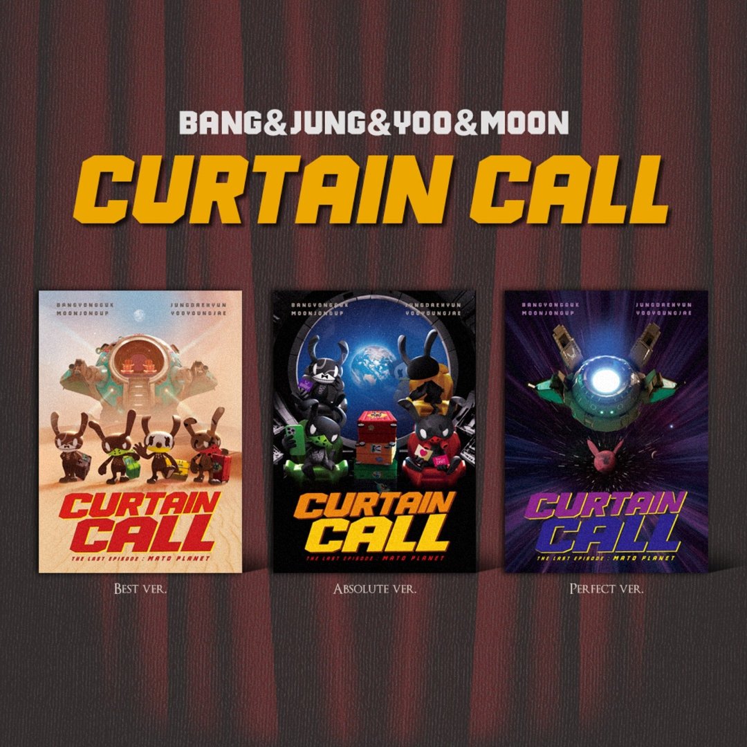 BANG&JUNG&YOO&MOON EP ALBUM - CURTAIN CALL