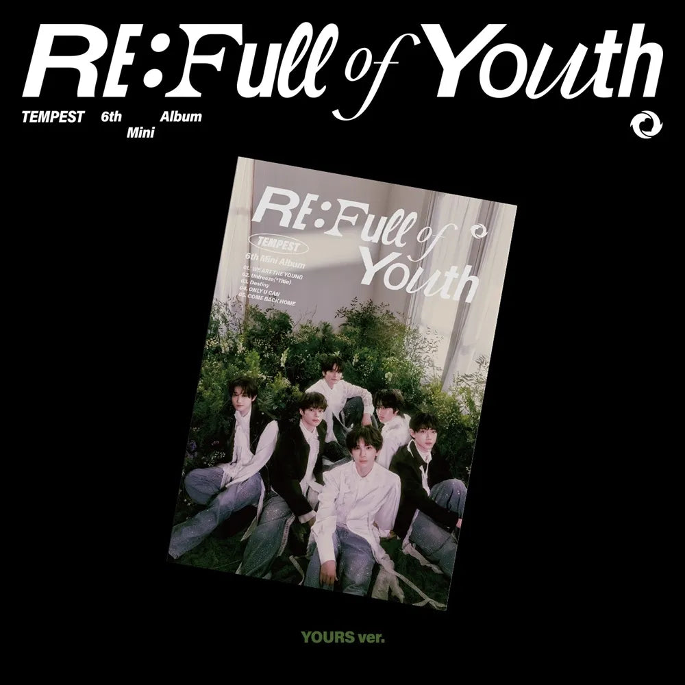 TEMPEST 6TH MINI ALBUM - RE: FULL OF YOUTH + APPLEMUSIC PHOTOCARD