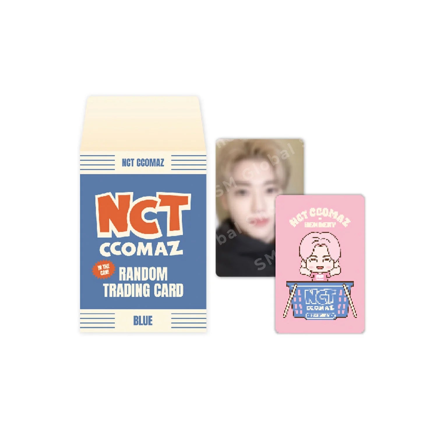 NCT CCOMAZ GROCERY STORE 2ND OFFICIAL MD - RANDOM TRADING CARD SET (BLUE VER.)