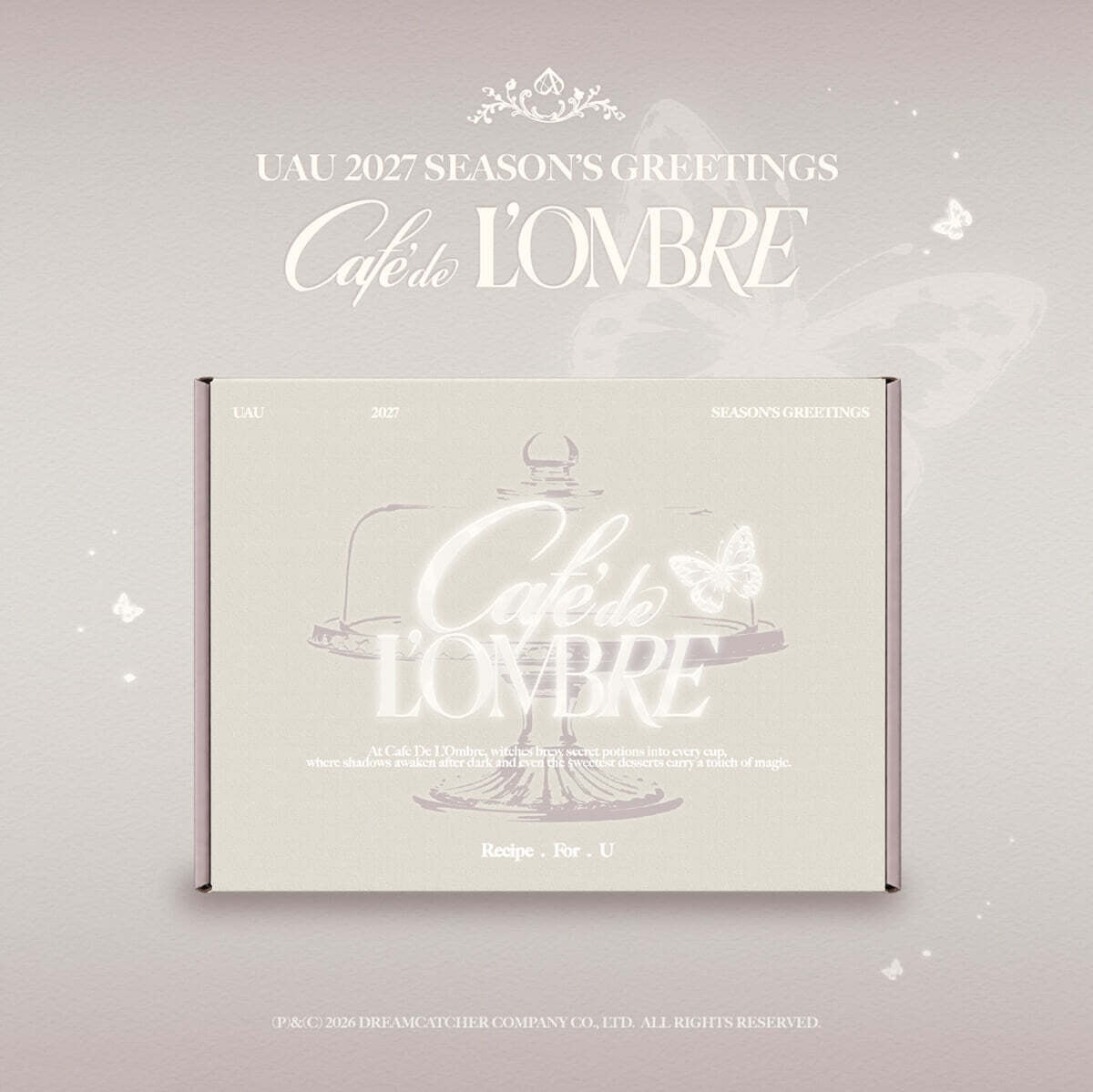 UAU 2027 SEASON'S GREETINGS - CAFE DE L'OMBRE_RECIPE . FOR . U + APPLEMUSIC PHOTOCARD (PRE-ORDER)