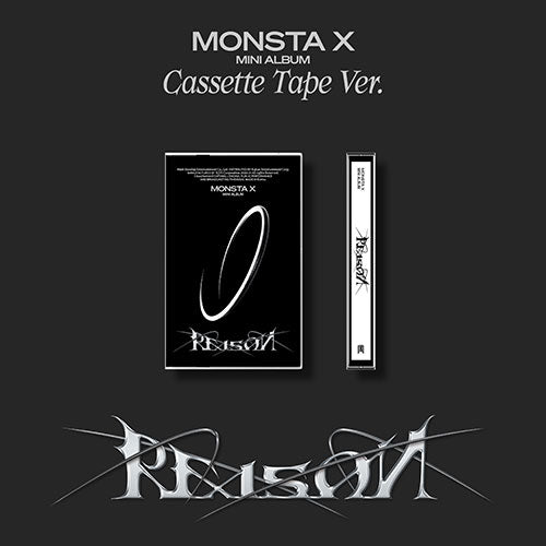 MONSTA X 12TH MINI ALBUM - REASON (CASSETTE TAPE VER.)