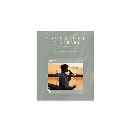DAY6 YOUNG K PHOTO ESSAY SEASON 3 - YOUNG ONE ITINERARY STOP 3 : MONTHLY DIARY