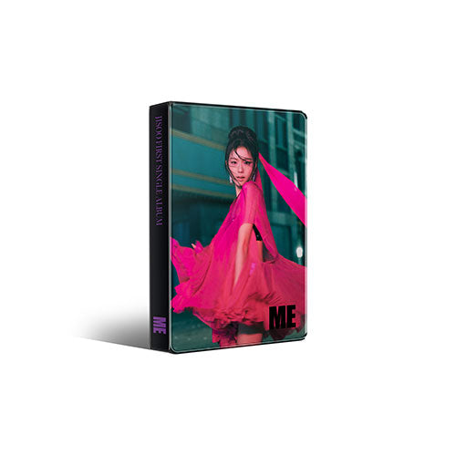 JISOO 1ST SINGLE ALBUM - ME (YG TAG ALBUM) (LP VER.) + APPLEMUSIC PHOTOCARD