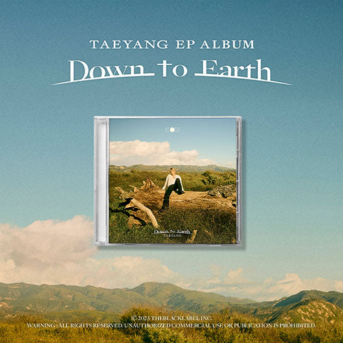 TAEYANG EP ALBUM - DOWN TO EARTH
