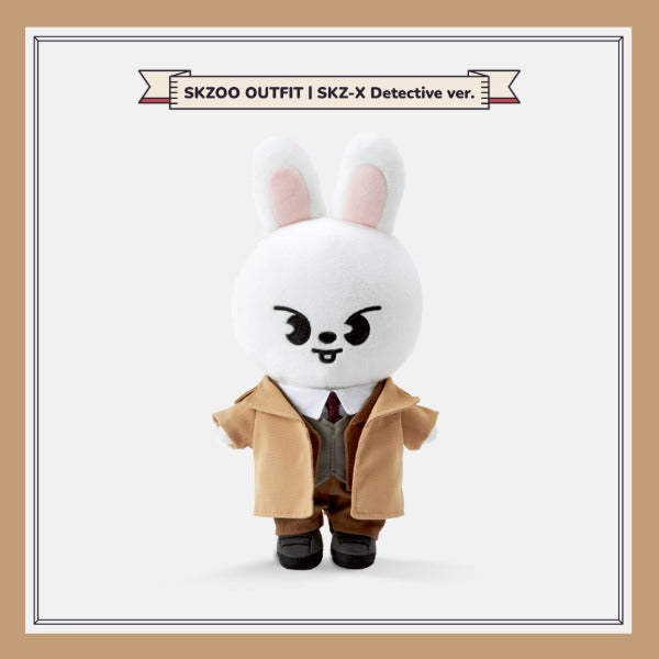 STRAY KIDS #LOVESTAY OFFICIAL GOODS - SKZOO OUTFIT (SKZ-X DETECTIVE VER.)